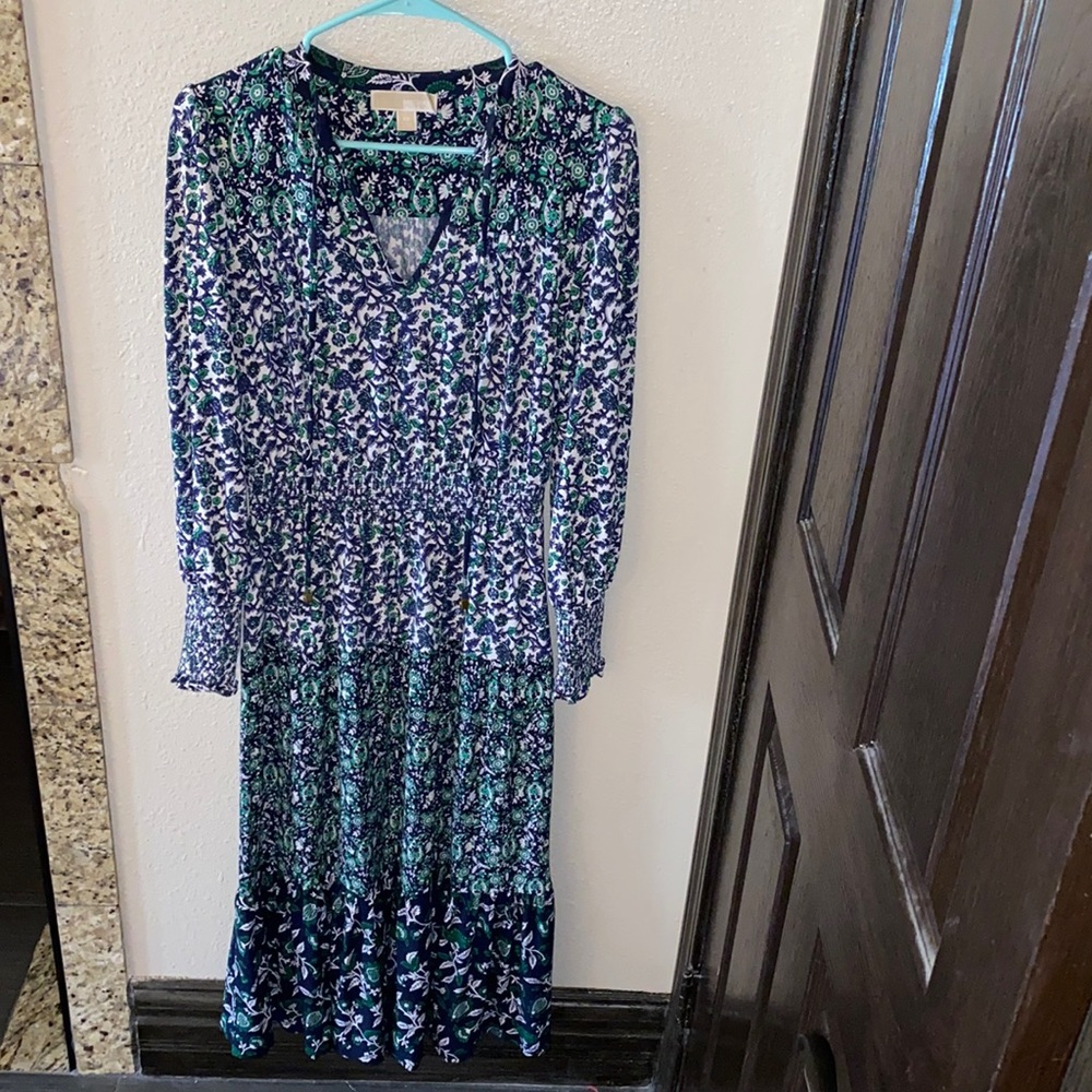 MICHAEL boho spring floral long dress
